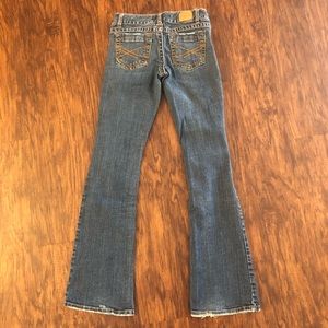 Aeropostale Hailey skinny flare jeans 1/2 long